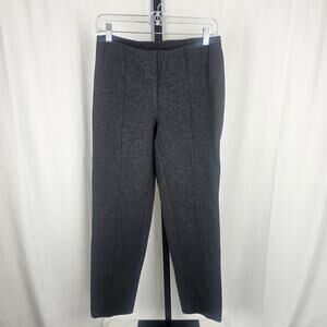 J. Jill Ponte Slim Leg Stretch Pants Gray S NWOT Made in Bahrain